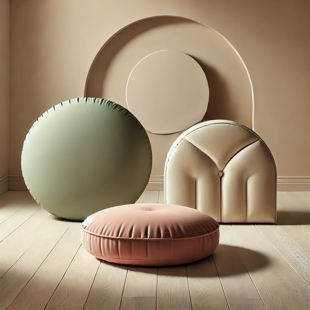 Drei Nachhaltige Yogakissen