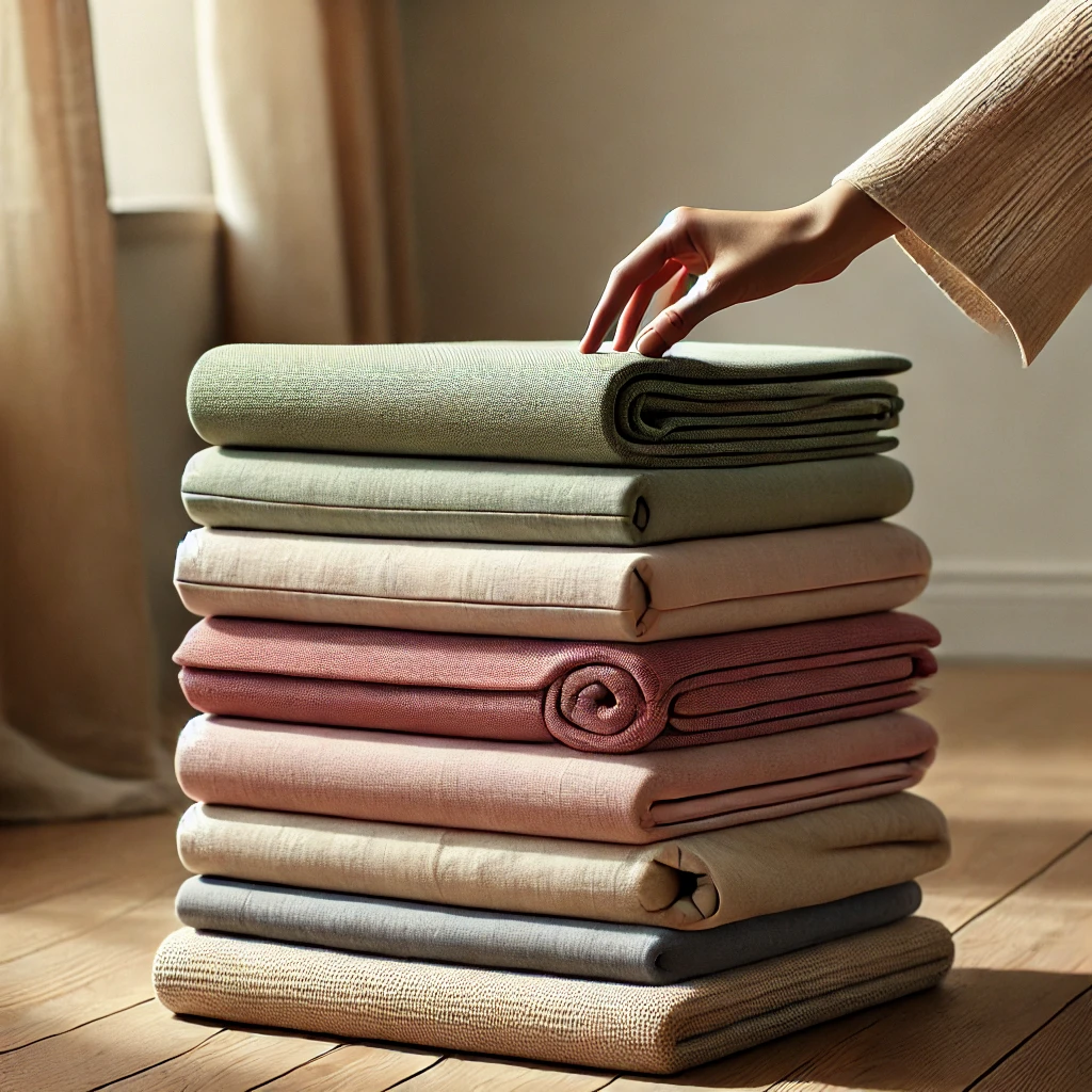 Austauschbare Stoffe für Yoga- und Meditationskissen